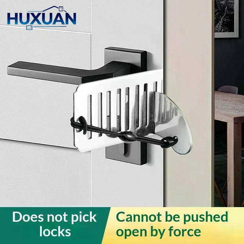 2Sets Portable Hotel Door Security Jammer, Anti-Theft Door Stopper, Safety Door Blocker For Home & Travel, Ideal For Women