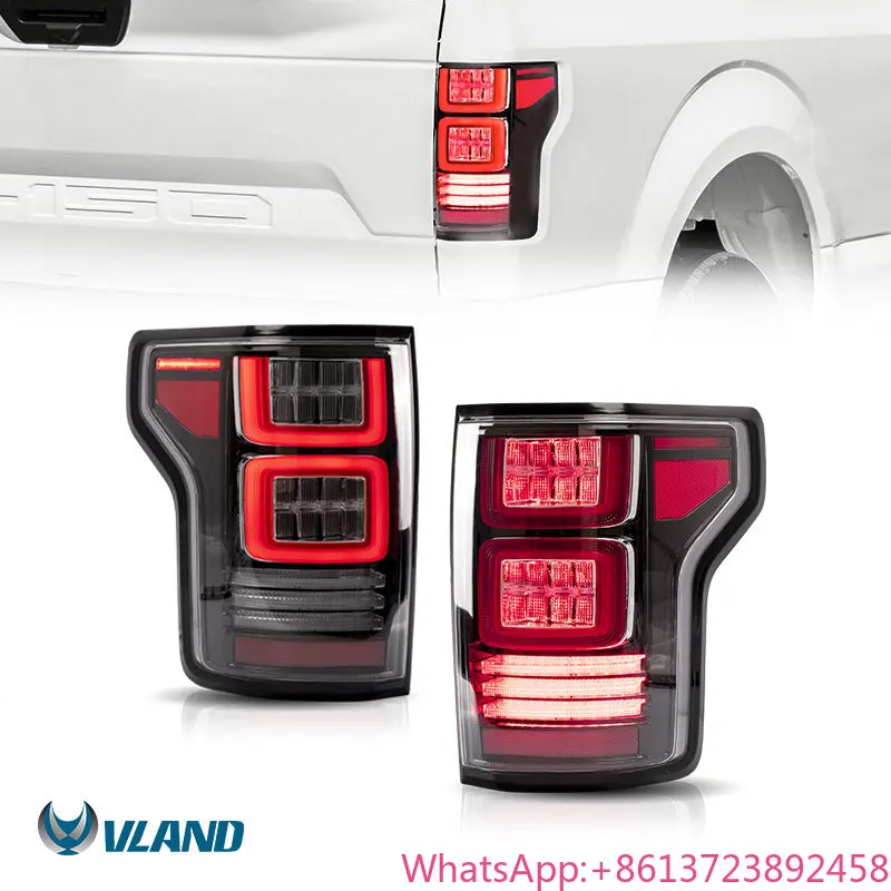 

VLAND LED Tail Lights Assembly Rear Lamp 2015-2018 2019 Taillights Factory Car Accessories Back Lights for Ford F150 F 150