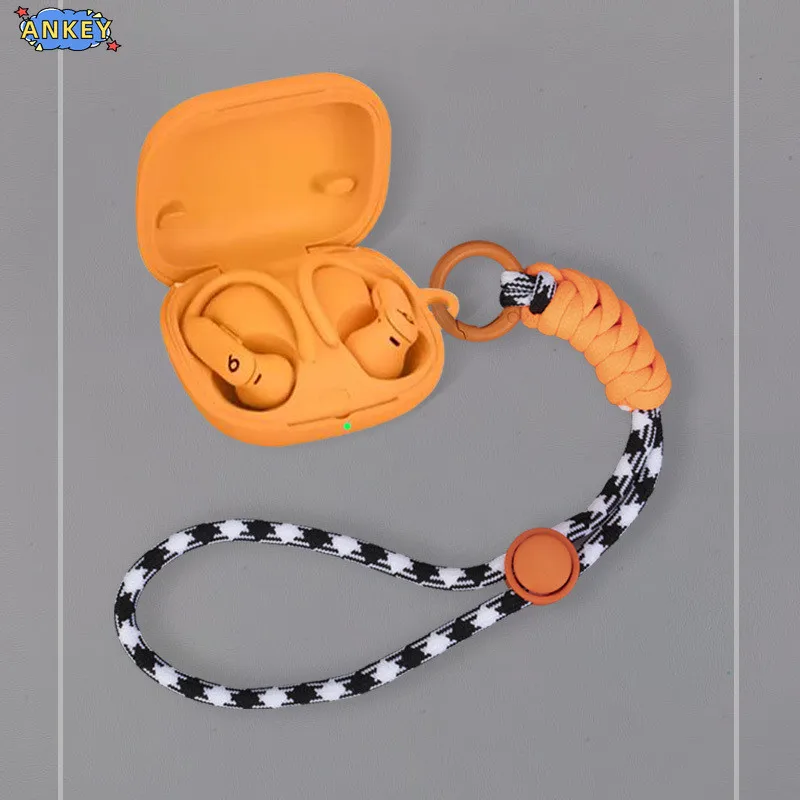 حافظة لهاتف Beats Powerbeats Pro 2، حافظة واقية من النايلون، غطاء ناعم مضاد للغبار، ملحقات حزام اليد