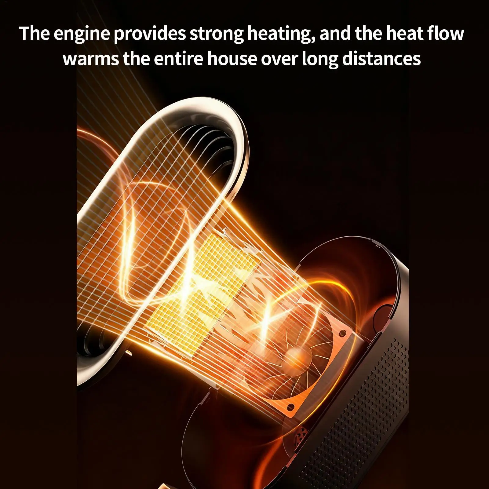 

Обогреватель для комнаты, регулируемая высота, защита от перегрева, теплое устройство, тихий обогреватель для комнаты, спальни, ванной комнаты, гаража