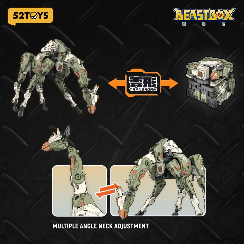 52TOYS Beastbox BB-69 MOONSAFARI Deformation Toys Action Figure, Collectible Converting Toys