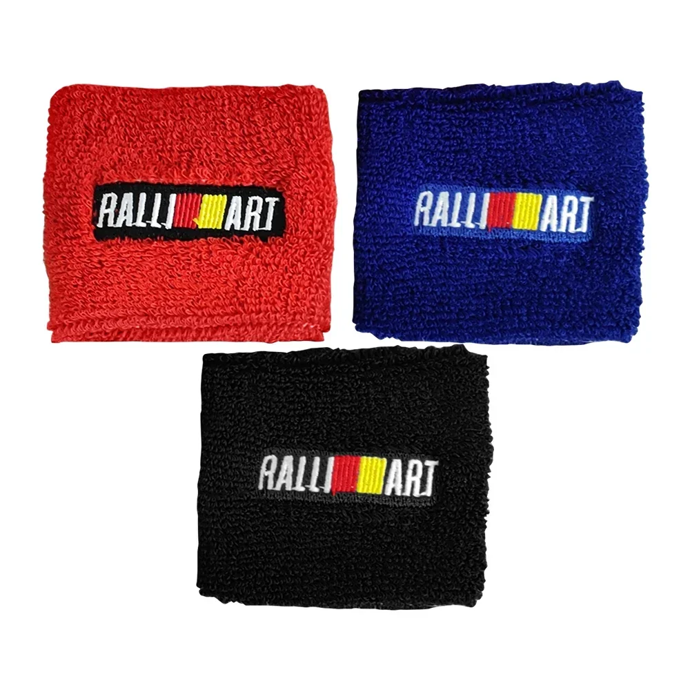 Racing Ralliart Red Car Reservoir Tank Oil Cover Brand New 1PCS Sock Racing Tank Sock Car Styling Decorative Accessories