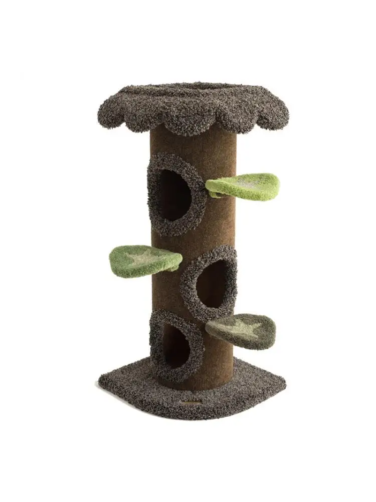 Large Cat Climbing Frame Toy, Sunflower Cat Tree, Villa Castle, Scratch-resistant Cat Tree, Hole House, New