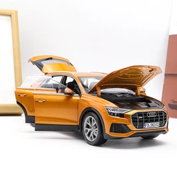 2018 AUDI Q8 SUV off-road vehicle 1:18 alloy simulation car model car model