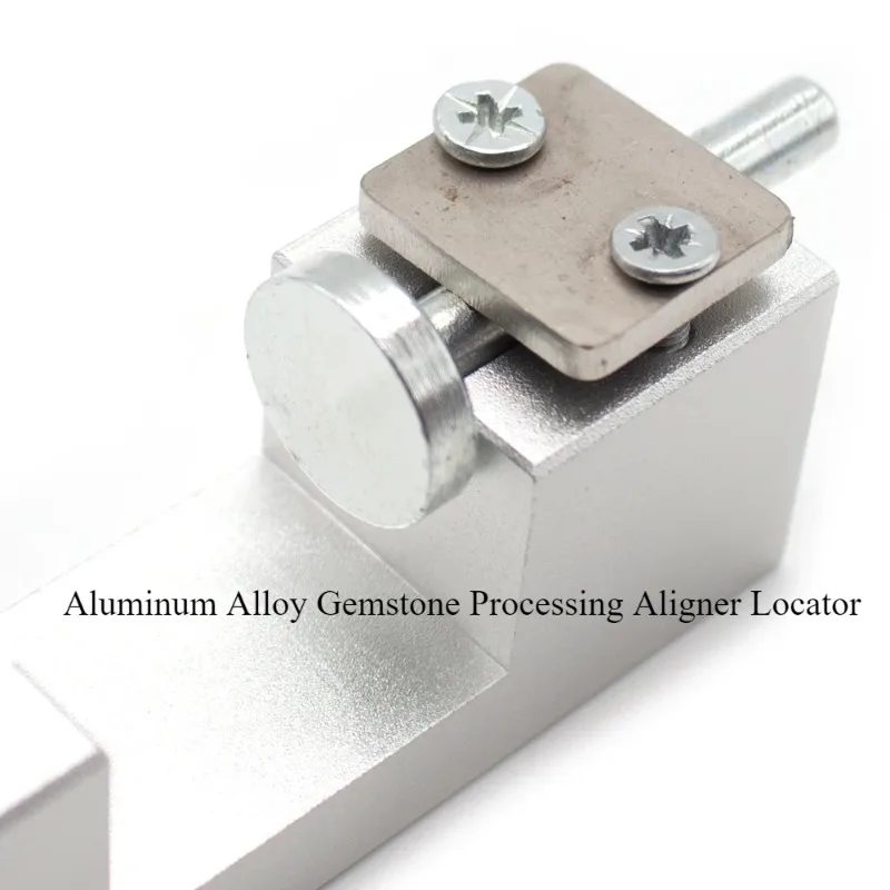 1pcs Aluminum Alloy Gemstone Processing Aligner Locator Level Seat Jewelry Processing Tool Butt Leveler Vertical Horizontal