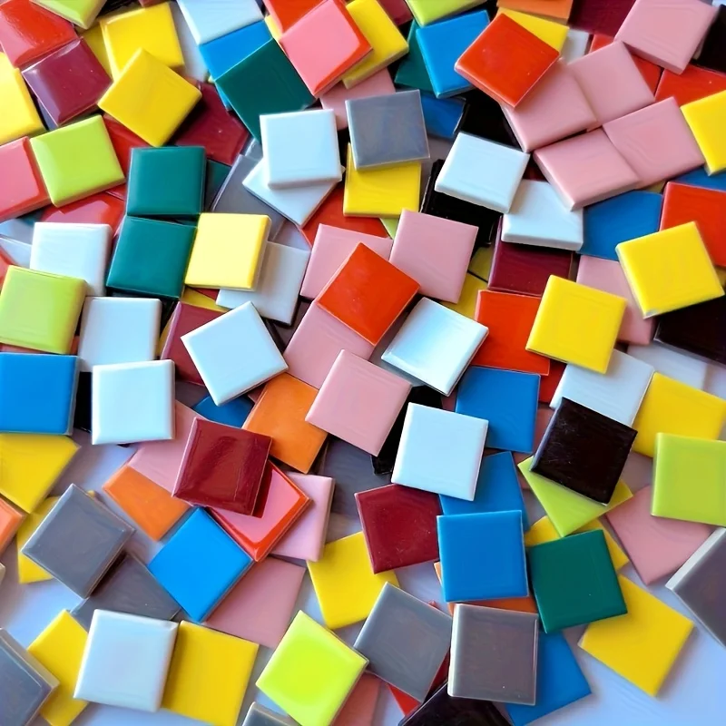 150/300g pro Packung gemischte DIY-Mosaik-Dekorationsmaterialien, geeignet für DIY-Projekte, Wohnzimmer- und Heimdekoration