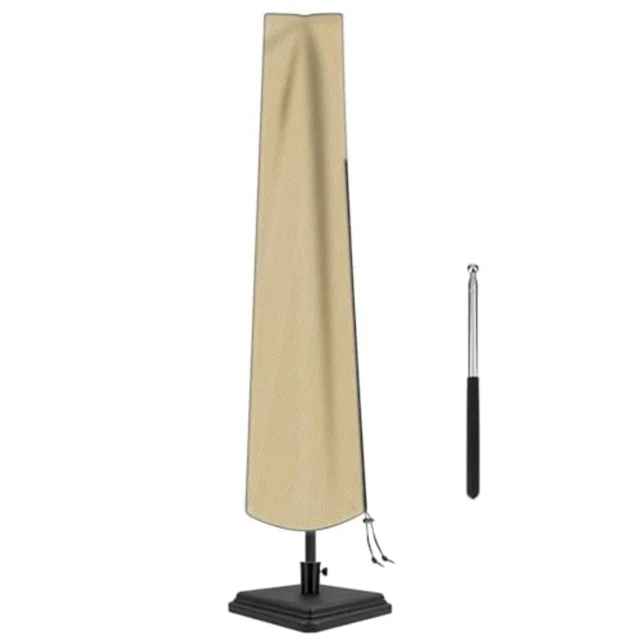 

Patio Umbrella Cover for 7 to 9Feet Market Umbrellas Waterproof 420D Oxford Umbrella Covers for Outdoor Umbrellas Protective Pa