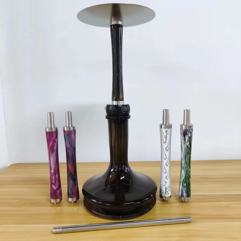 

Geometry Hookah Shisha Set with Single Silicone Pipe Hookah Shisha Complete Set