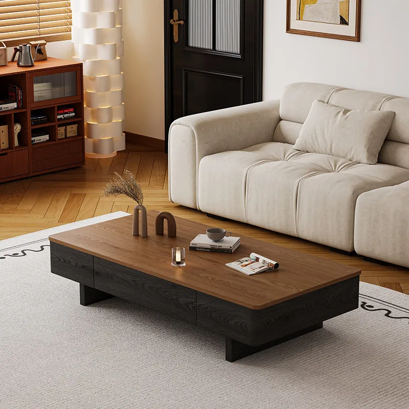 Low Furniture Coffee Tables Vintage Living Room Modern Bedroom Coffee Tables Minimalism Wooden Furniture Quemó MH40CJ