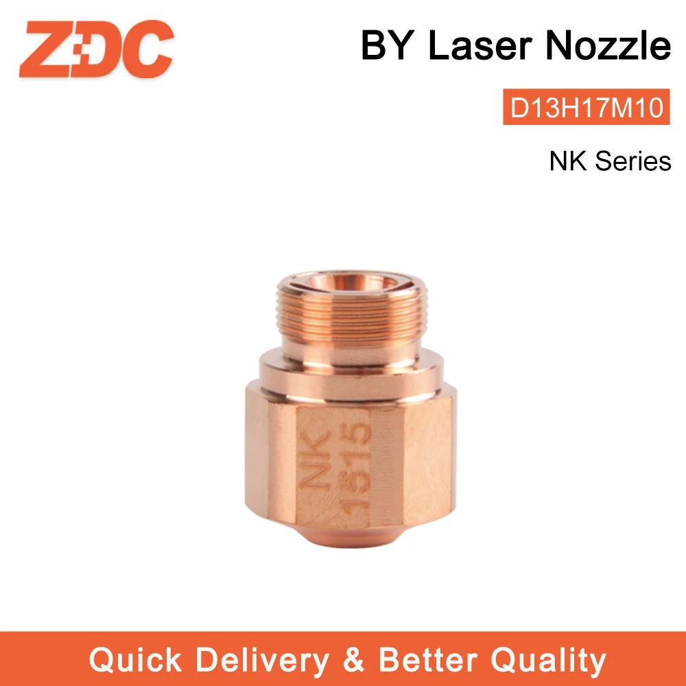 ZDC 10Pcs/Lot Laser Nozzles NK Series Nozzles High Pressure D13H17M10mm For Wholesale Byc Laser Cutting Machine