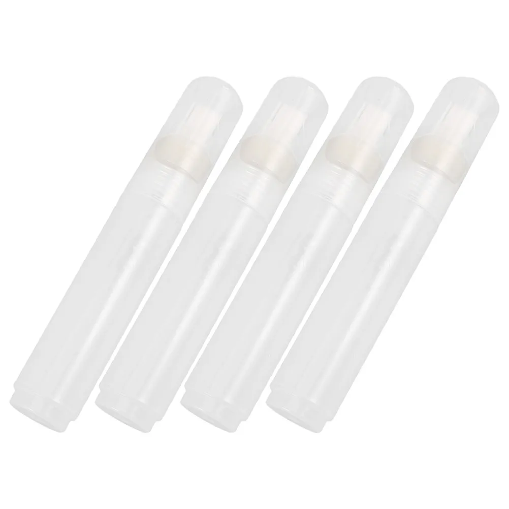 

Набор из 4 многоразовых маркеров для рисования, 10 мм, с прозрачным корпусом и плоским наконечником, для масляных, водных и чернильных чернил, для творчества, рисования на камне, стекле, доске, для школы