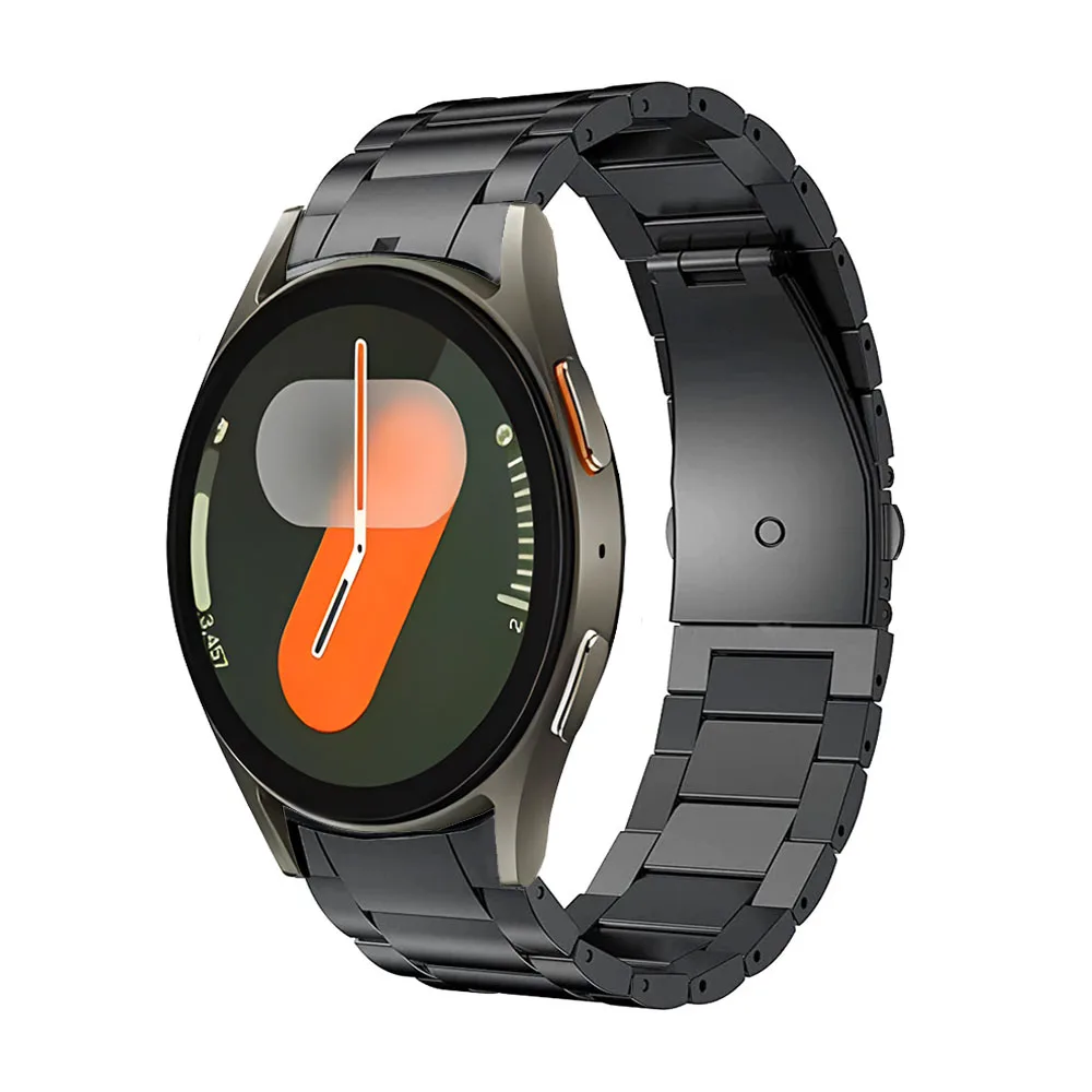 Stainless Steel Strap For Samsung Watch 4 5 6 7 44mm 40mm Pro 45mm Classic 47mm 43mm 46mm 42mm Band No Gaps 20mm Metal Bracelet