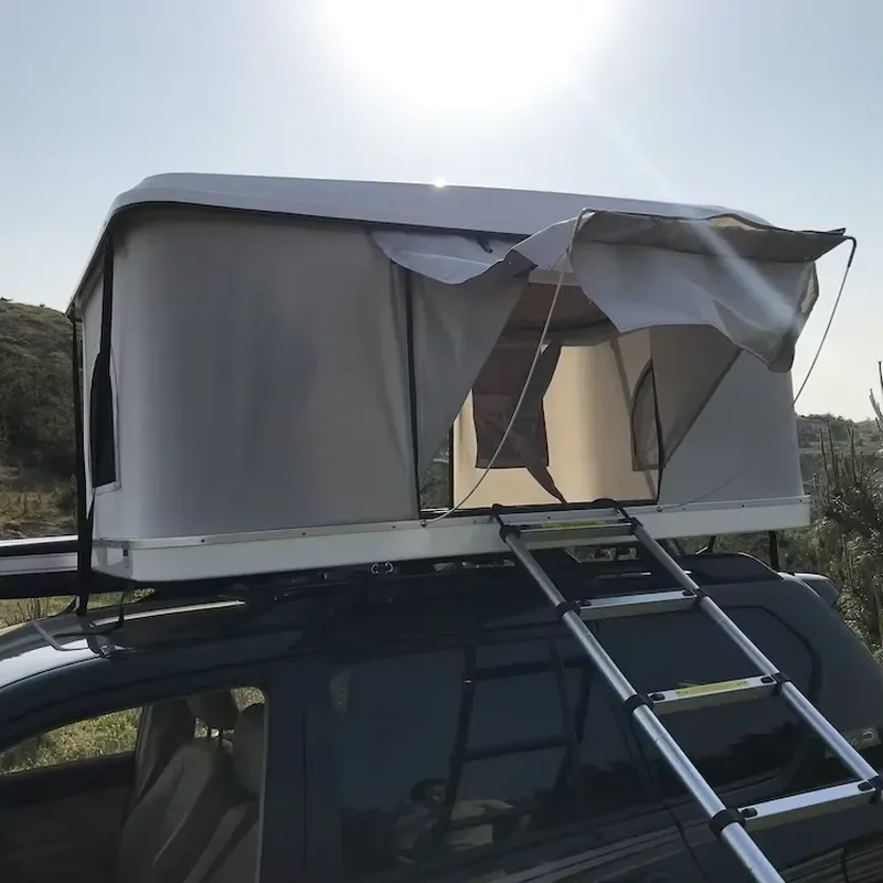 Hard Shell Roof Top Tent 4wd Automatic Pop up Quick Opening Truck Car Hard Shell Roof Top Tent