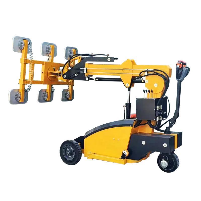 

300kg 500kg 600kg Electric Hoist Sucking Glass Lifters With Sponge Vacuum Pad and Solid Wheel