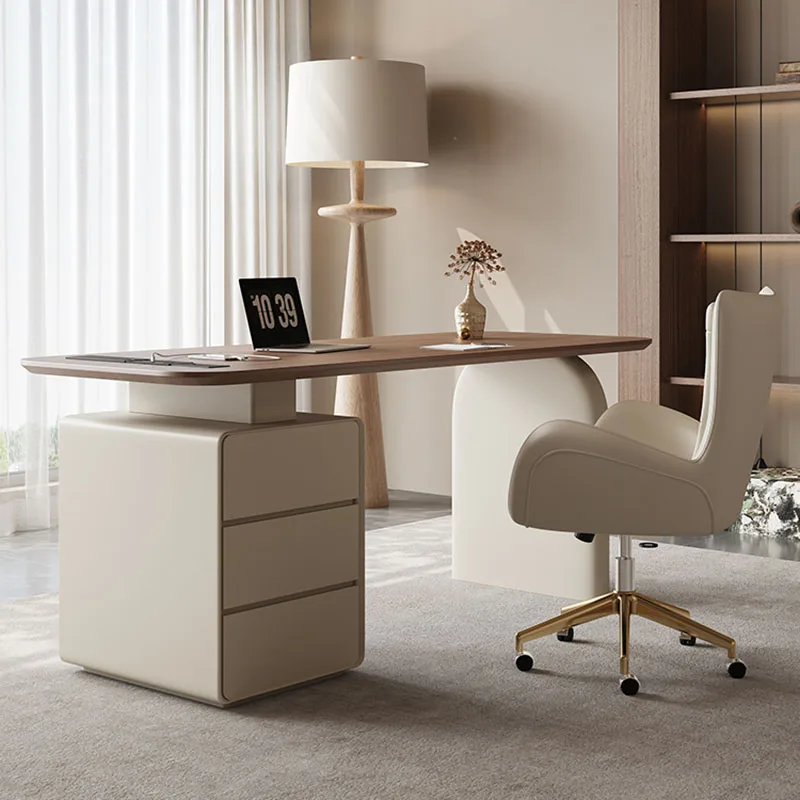 Modern Office Computer Desk Corner Lap Wooden Office Desk Accessories Manicure Work Scrivanie Per Computer Furniture Desk