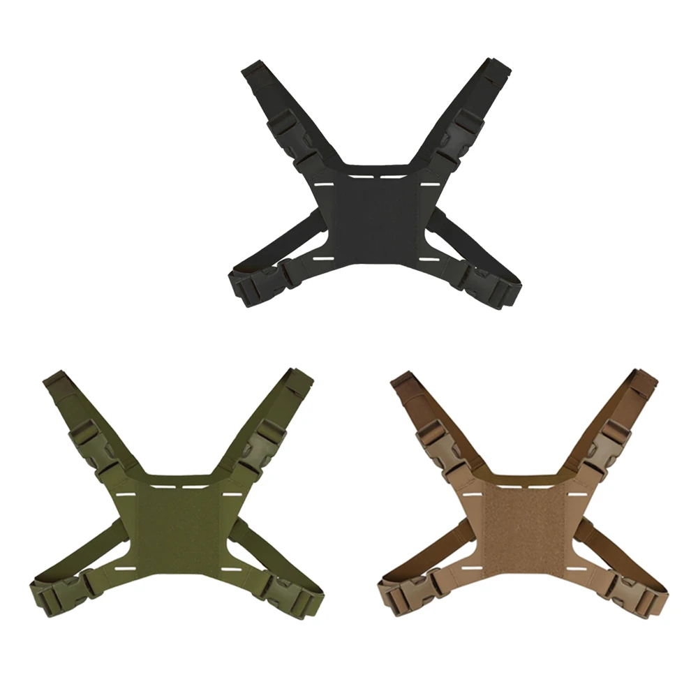 Tactical MOLLE Mobile Phone Navigation Bracket Fixing Strap and Chest Fixed Phone Clip Phone Holder for Hunting Asccessories