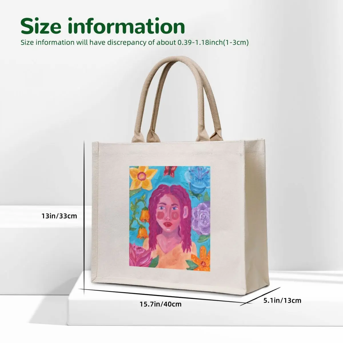 The Godmother Tote Bag Canvas bag tote bag men's Cloth reusable grocery bags