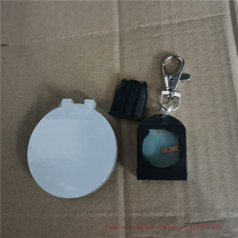 sublimation blank light Acrylic  keychains  hot tranfer printing consumable  15pcs/lot