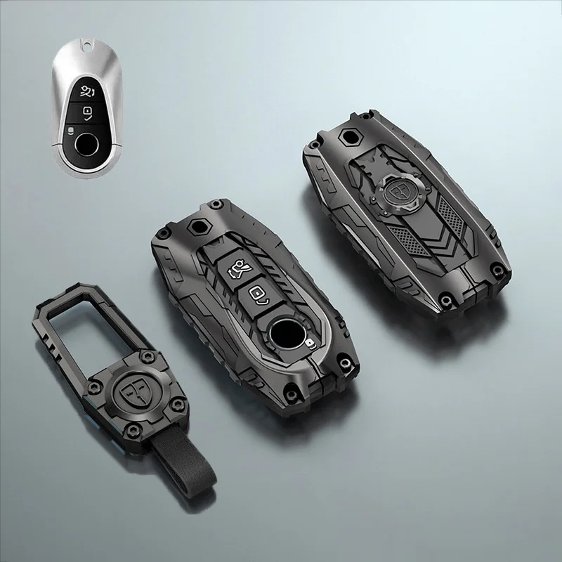 Zinc Alloy Case Cover Car Accessories Fob Protector for Mercedes Benz S400L S450/S500 MaybachS480 Keychain Holder