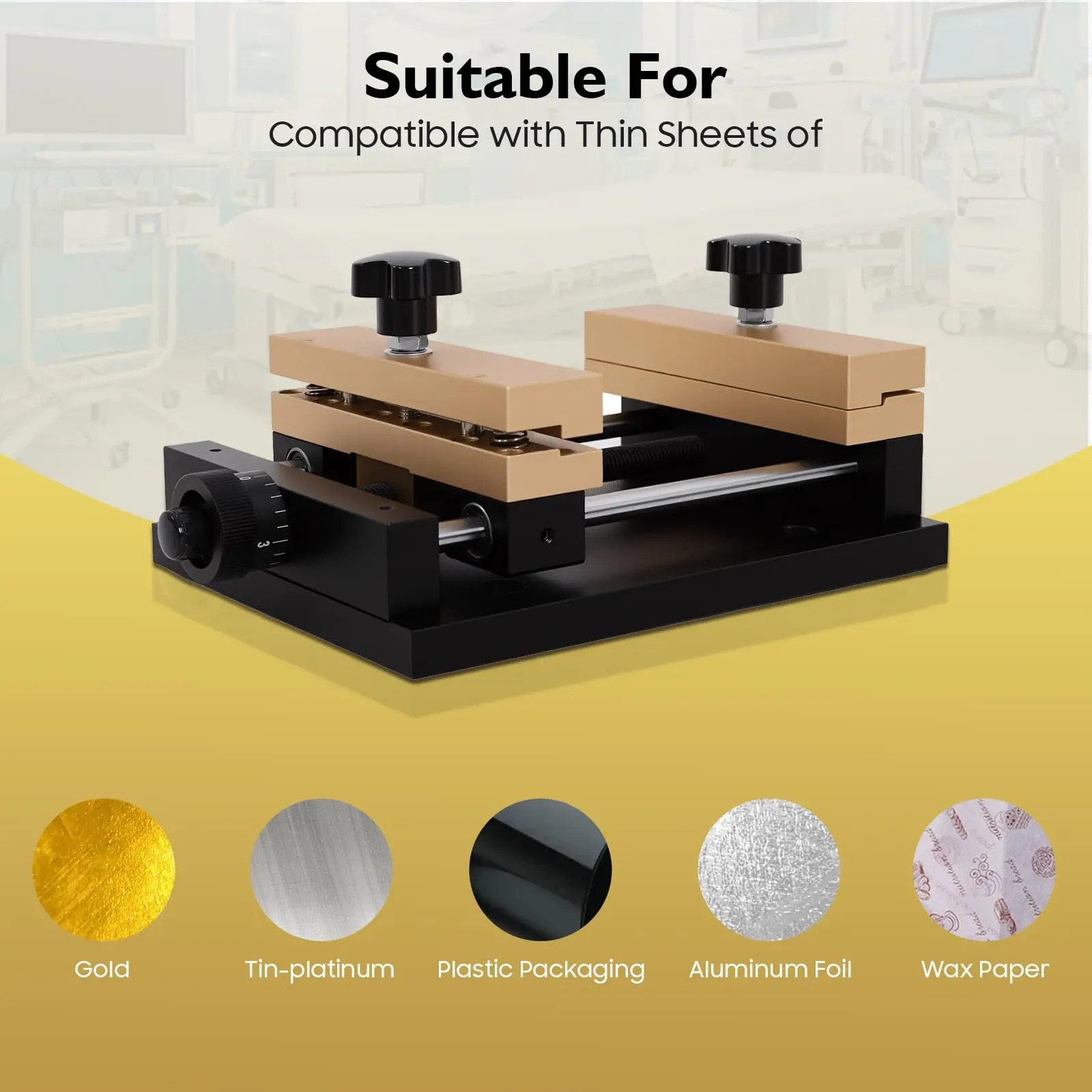 Metal Sheet Cutting Holder, Marking Machine Fixture Metal Fixture Clamp Table Fixture for Marking Engraving Machine