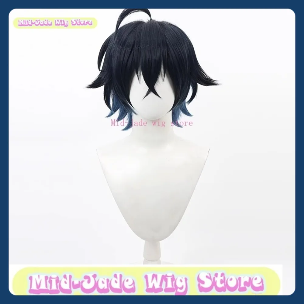 Mid-jade Pruik Winkel Wistoria: Wand & Sword Will Serfort Cosplay Pruik Anime Spel Rollenspel Synthetisch Haar Halloween Party