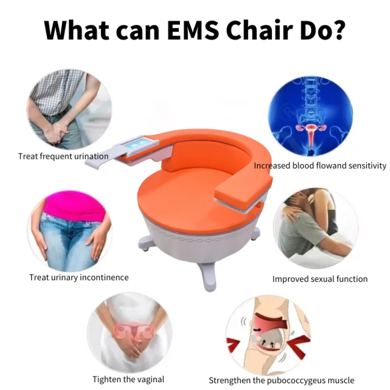 

EMS Electromagnetic Non-Invasive Treatment Of Urinar Postpartum Repair Chair Pelvic Floor Muscle Stimulator Exerciser Machine