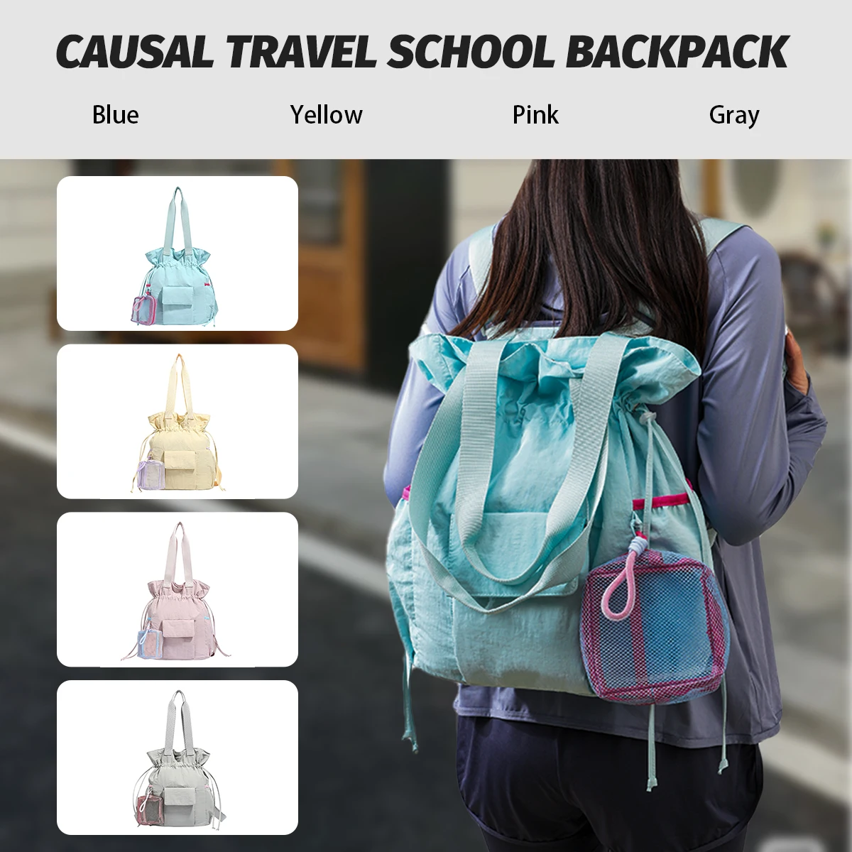 

2025 Новая дорожная сумка-тоут, большая вместительная нейлоновая легкая сумка через плечо, повседневная портативная сумка на плечо, спортивная велосипедная сумка для занятий спортом на открытом воздухе, покупок