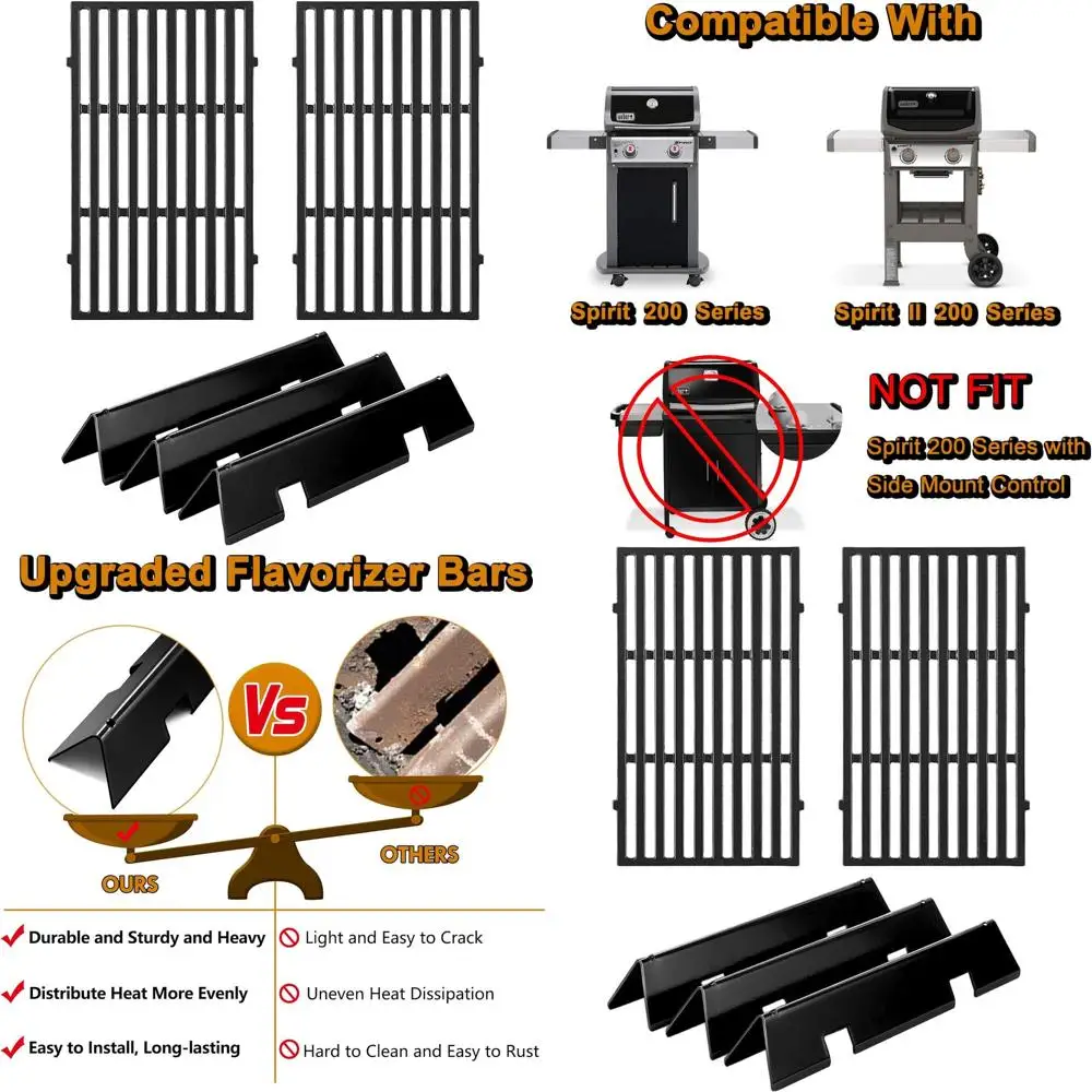 

Запасные решетки для гриля Spirit E210, 210, S210, II E-210, E210 Spirit 2, E210, E-210 GS4 7635, 7637