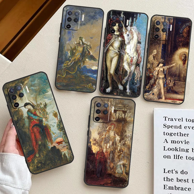 Gustave Moreau For OPPO A15 A16 A17 A98 A78 A58 A54 A74 A94 A53S A57S A52 A72 A77 A5 A9 A53 A76 A96 Case