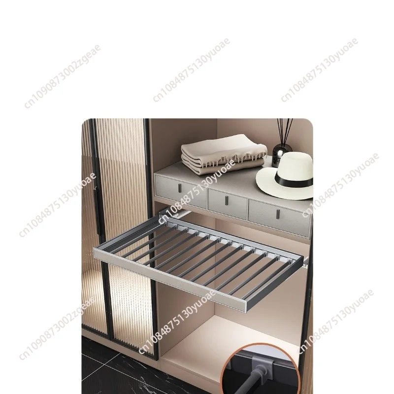 

Встроенная телескопическая многофункциональная выдвижная стойка для брюк, выдвижная стойка для домашних подвесных брюк, направляющая для хранения