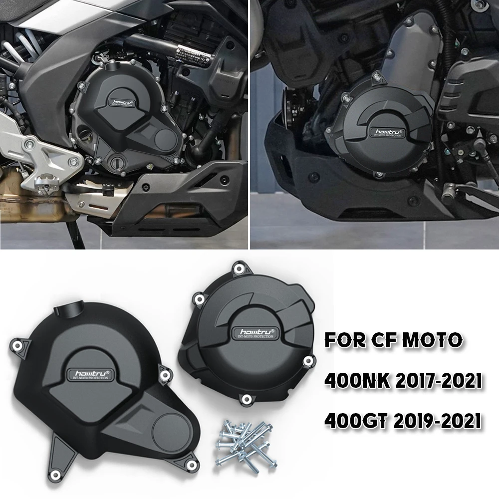 

FOR CFMOTO 400NK 2017-2021 400GT 2019-2021 Motorcycle Engine Protective Cover Guard Protector Fall Protection Cover
