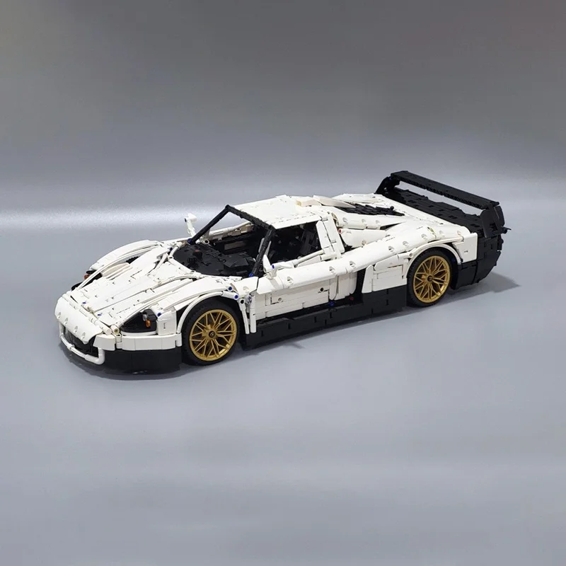 3979 قطعة MOC مازيراتي 1 8 نموذج تقني أبيض بناء هدية الكريسماس كتل لعبة البناء لتقوم بها بنفسك فكرة إبداعية عيد ميلاد الاطفال