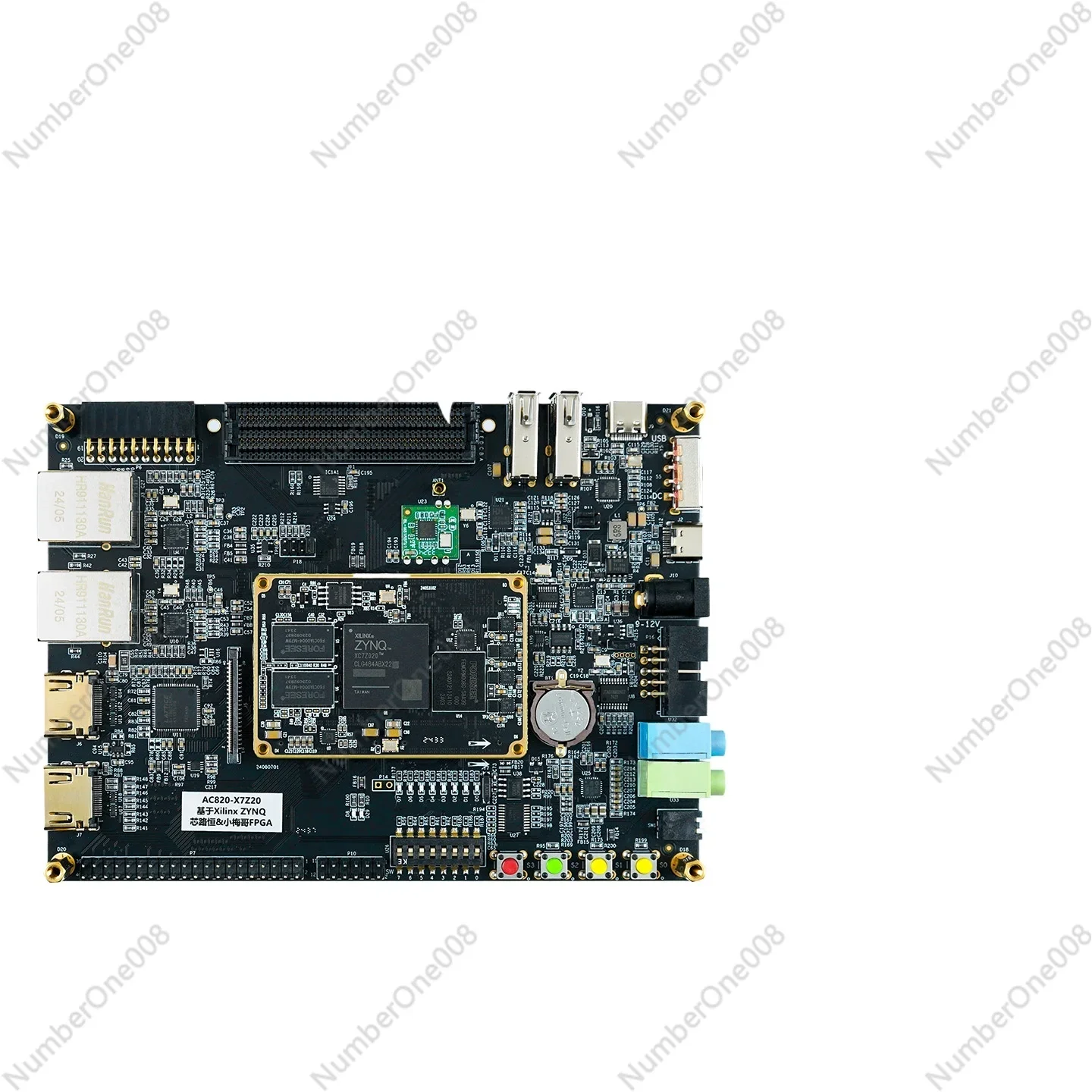 Industrial ZYNQ-7020 FPGA ARM Development Board, FMC Expansion Linux Support for Advanced Embedded Projects