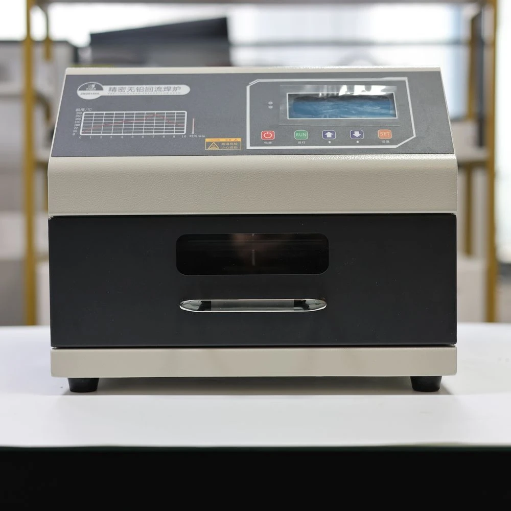 

ZB2015HL Small desktop desktop reflow soldering machine, drawer type infrared hot air SMT small batch reflow furnace
