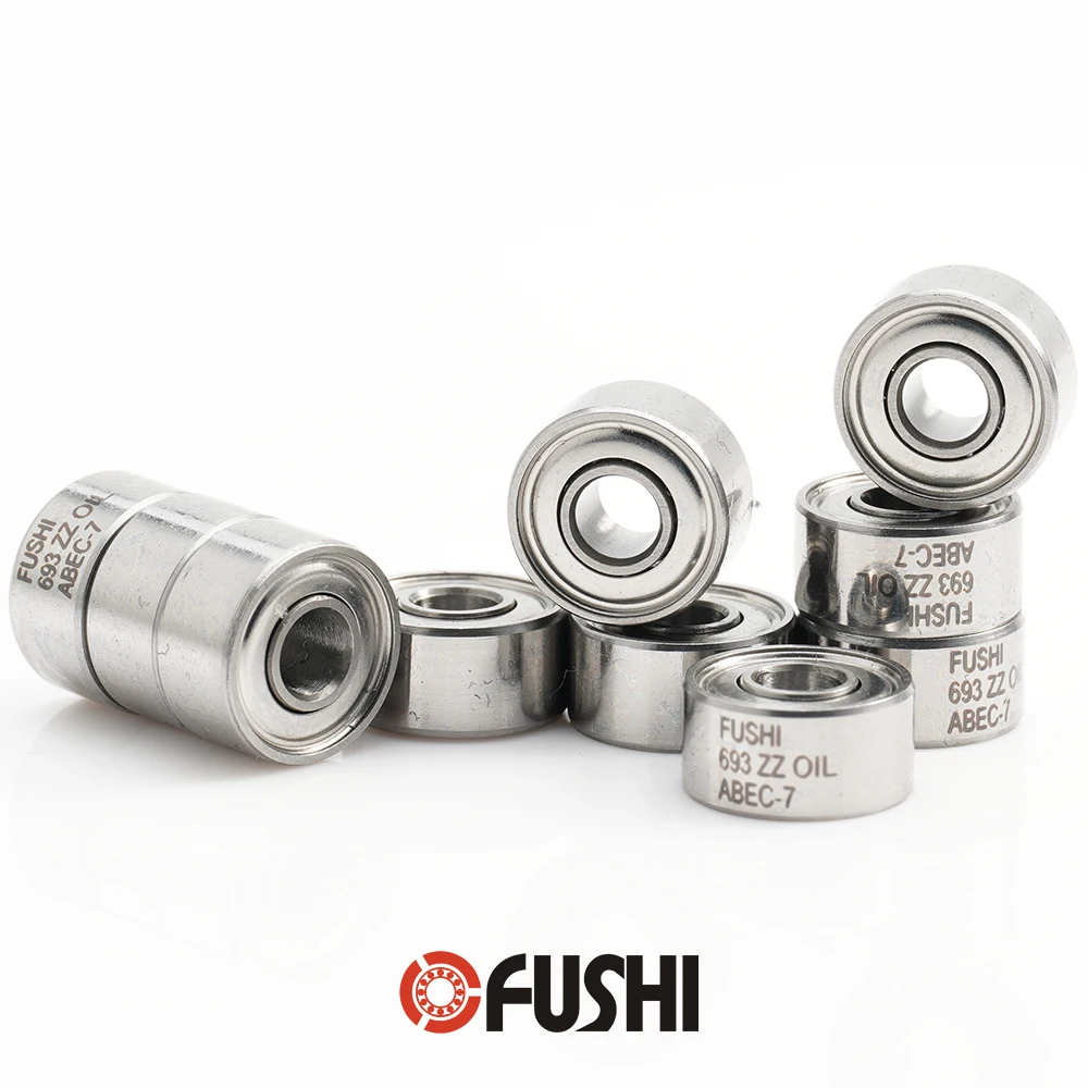 10 Stück 693ZZ 3*8*4 mm ABEC-7 830 Nagel-Miniaturkugellager für starkes Bohrbürstenhandstück/Instrumente/Mikromotoren – Detail 6
