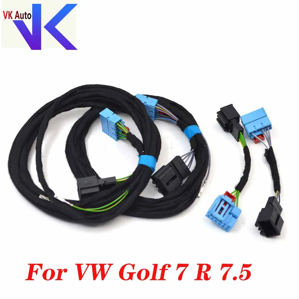 For VW Golf 7 R Mounting Golf 7.5 2017 Flowing Water Dynamic Sequential Taillight Cable Wire Harness Adapter