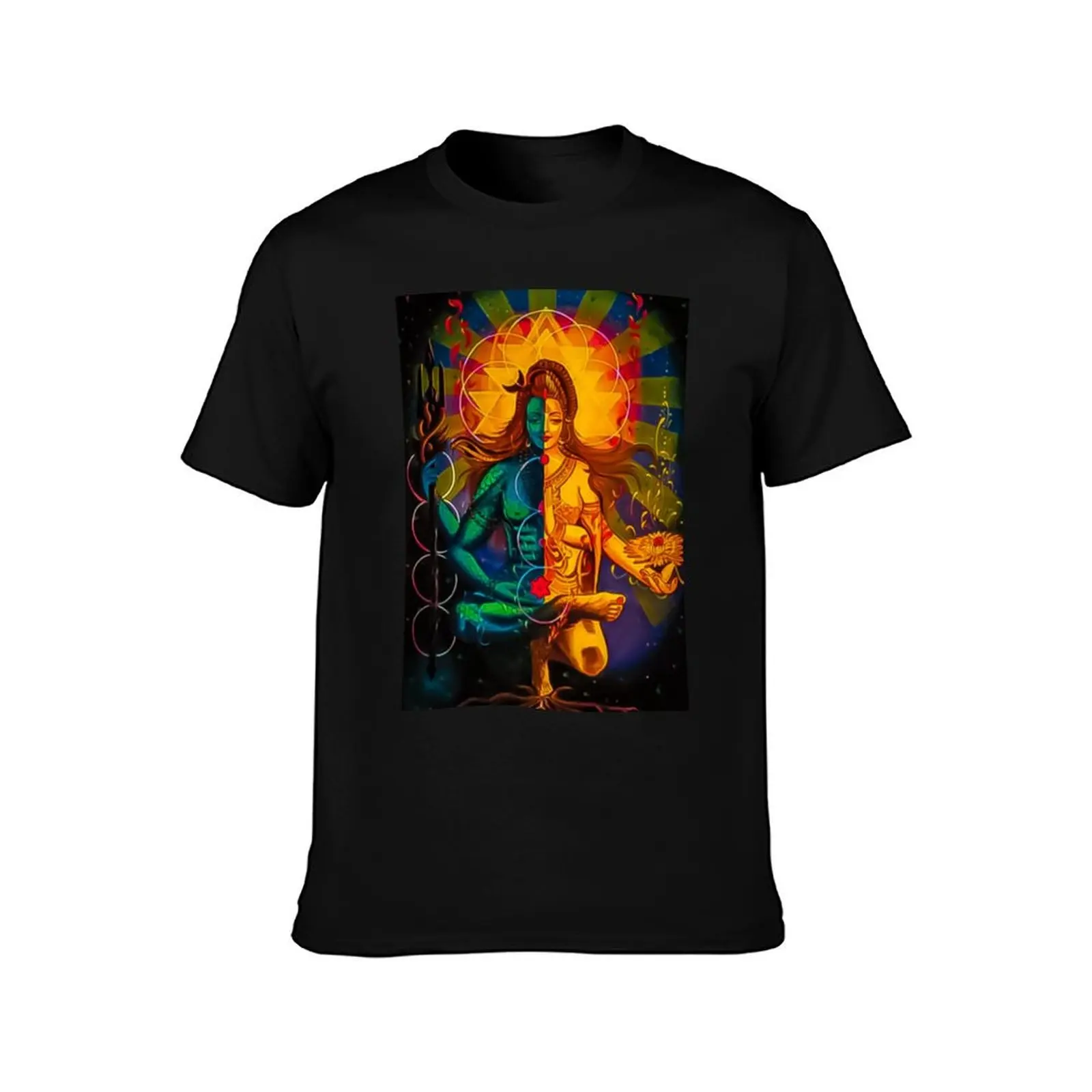 ShivShakti God Shiva and Godesss Parvati T-Shirt anime figures graphics rapper graphic tees mens funny t shirts