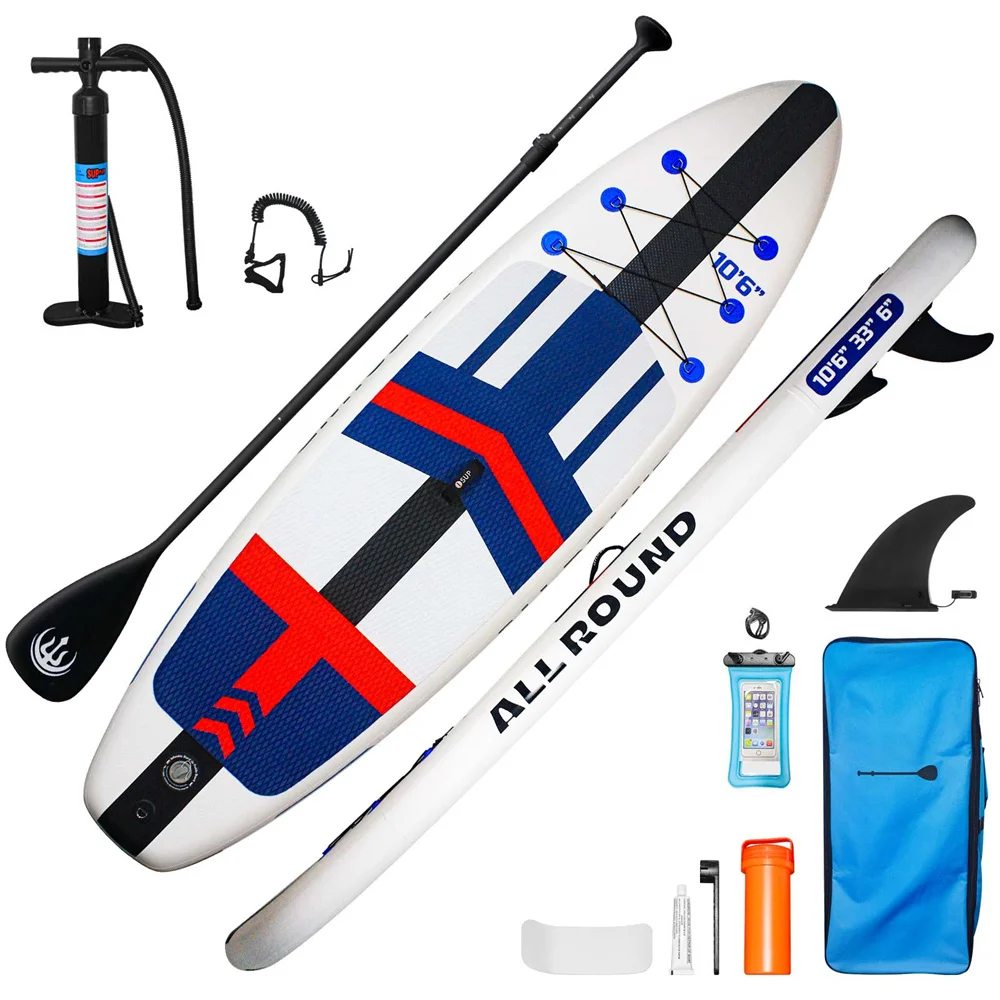 Inflatable Stand Up Paddle Board Ultra Light Inflatable Paddleboard with Paddle Board Accessories, Safety Leash for Sports