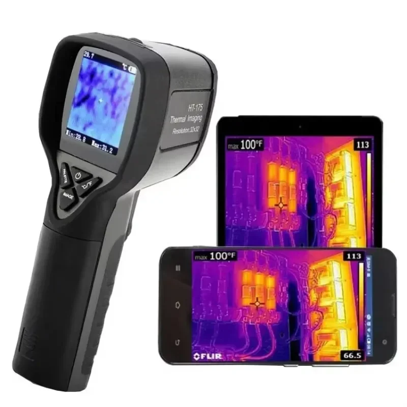2026/2026/HT-175 -20-300C/-4-572F Mini LCD Digital Thermographic camera Pyrometer Scanner Thermography Thermal Imaging Camera