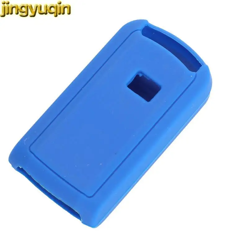 Jingyuqin 10pcs Silicone Car Key Cover Case For Mitsubishi ASX Grandis Lancer-ex Outlander PAJERO 2 Buttons NO Logo