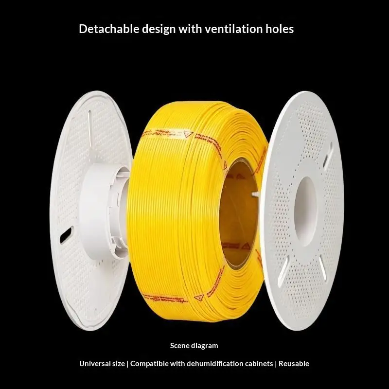 1Pcs Detachable Heat Resistant ABS Empty Filament Reel 3D Printers Reusable Spool For 1KG Refill Filament For Bambu Lab