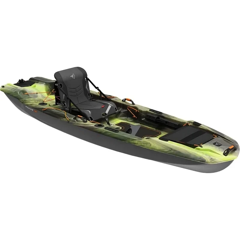 Premium Angler Kayak - Fishing Kayak with Lawnchair  Premium Sit-in Recreational Kayak Adjustable Seating System