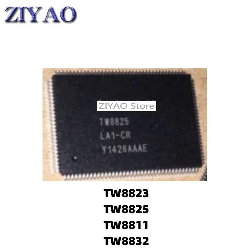 5PCS TW8825 TW8825-LA1-CR QFP128 TW8823 TW8811 TW8832 Navigation Chip