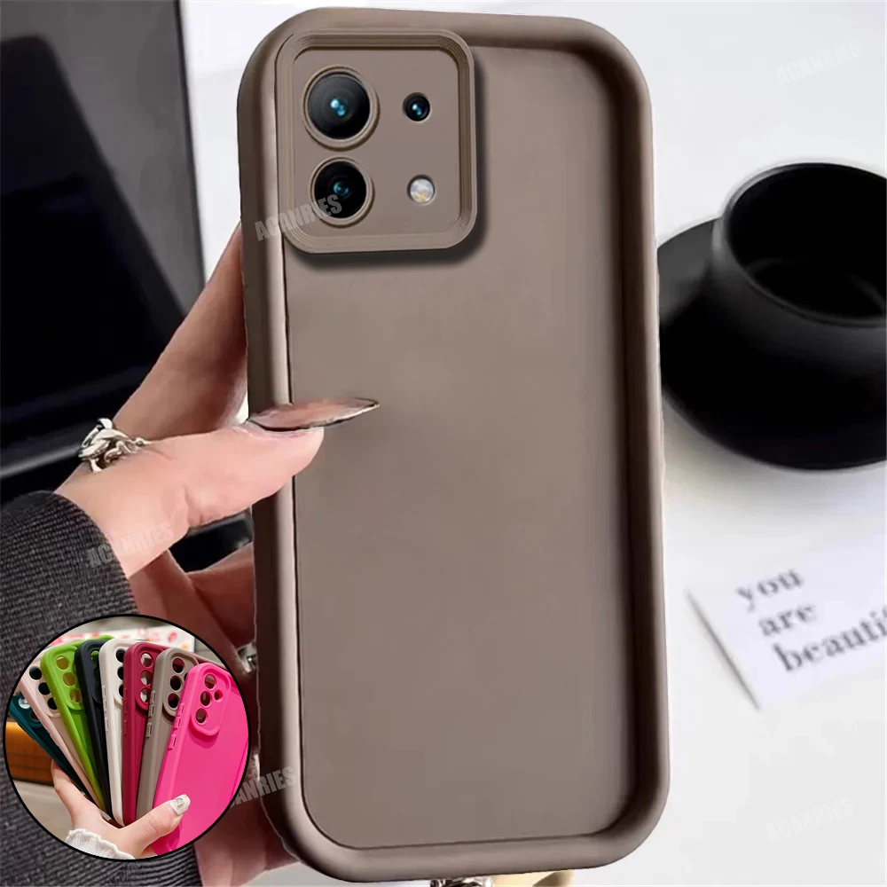 For Xiaomi Mi 11 Lite 5g Ne 11i Matte Soft Silicone Case Xiaomi11 11lite 4g Airbag Shockproof Back Cover Xiaomi11 Xiaomi11lite