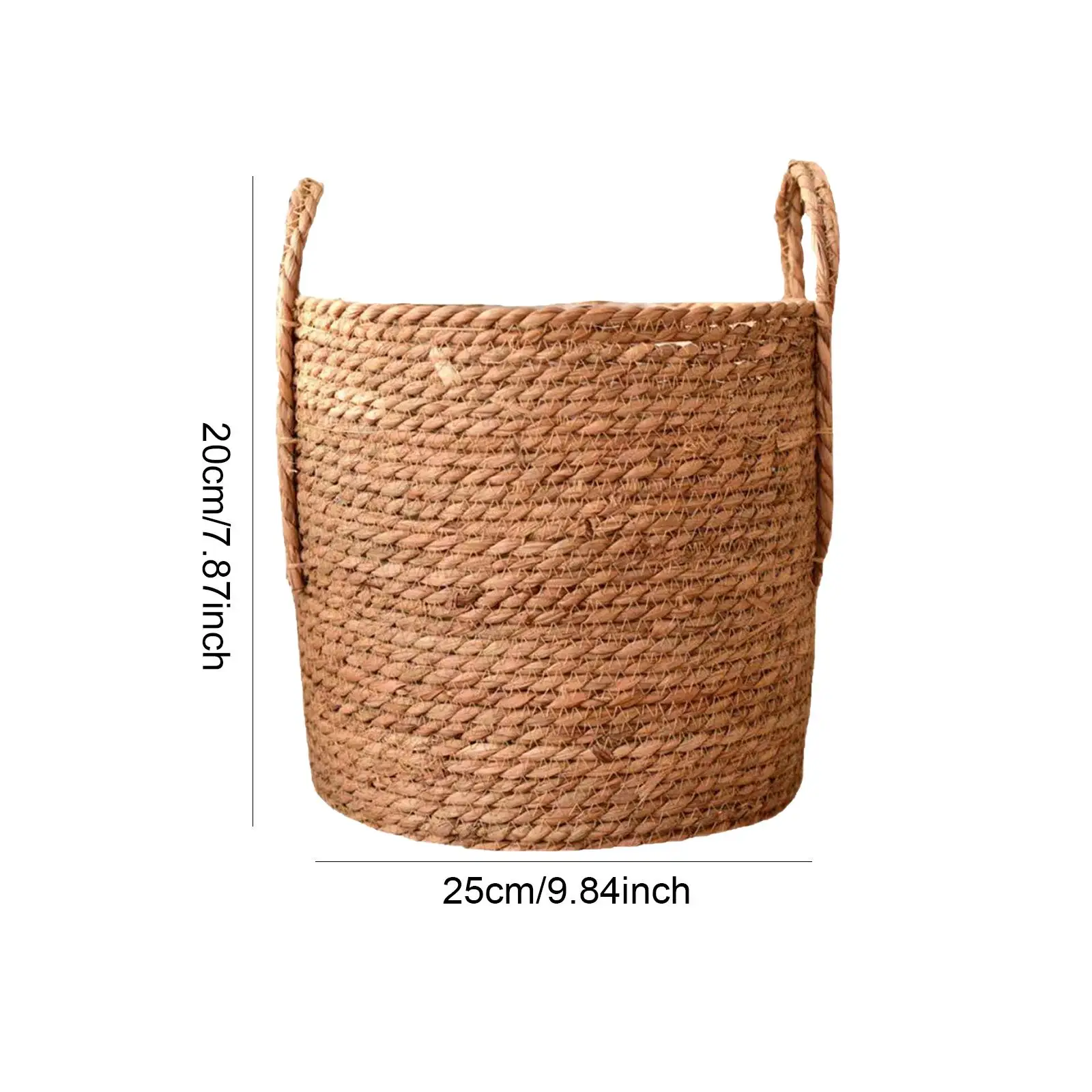 Woven Planter Basket Flower Basket Portable Decorative Multipurpose Ornament Plant Pot Container for Living Room
