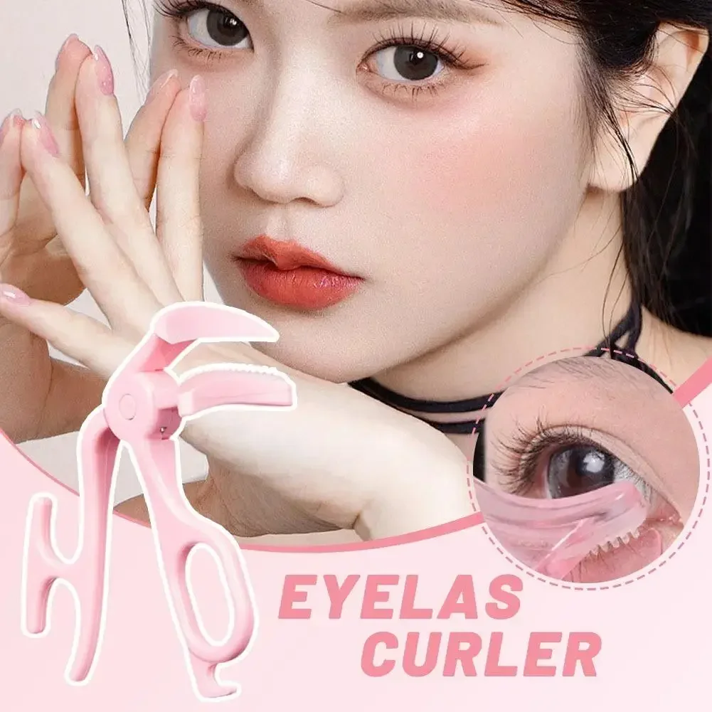

Frameless Comb Eyelash Curler For Beginners Wide Angle Design Natural Curl Long Lasting Lift Portable Lightweight Easy Storage