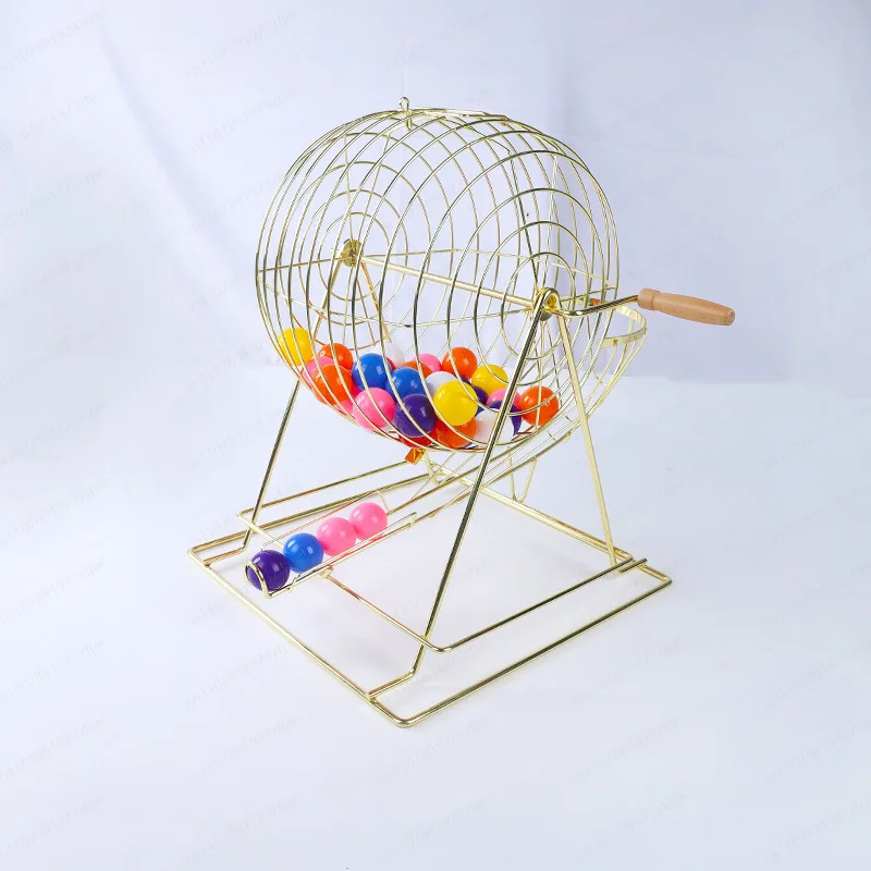Large bead stirrer, turntable bingo machine, table tennis gold lottery machine, number selector, lottery machine, hand crank