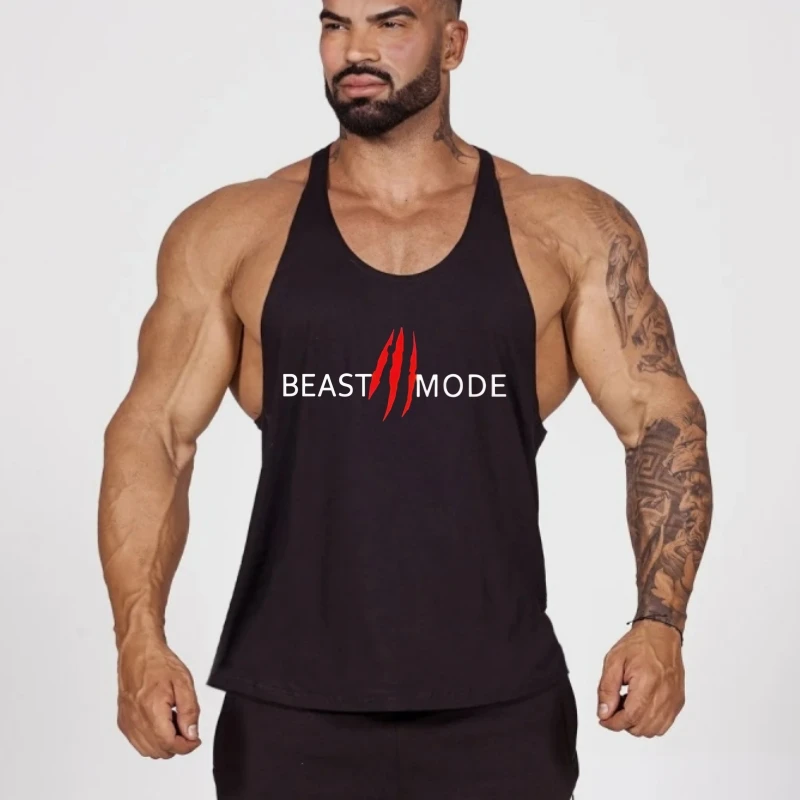 

Мужская майка-борцовка для спортзала — жилет-стрингер для мышц, дышащий стильный для бодибилдинга, тренировок и спортивного образа