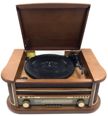 old style classic turntable player