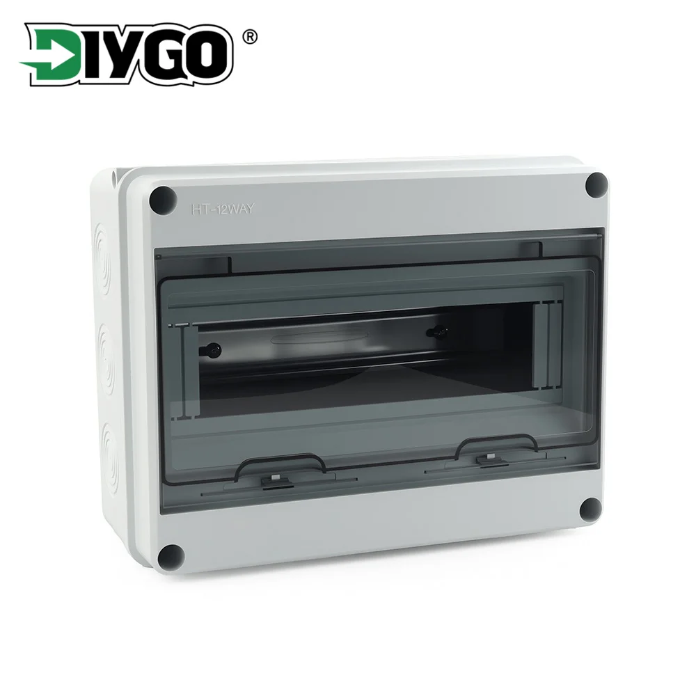 

Распределительная коробка HT 5/8/12/15/18/24-контактный АБС-пластик Прозрачный IP65 Водонепроницаемый уличный электрический корпус Водонепроницаемая коробка